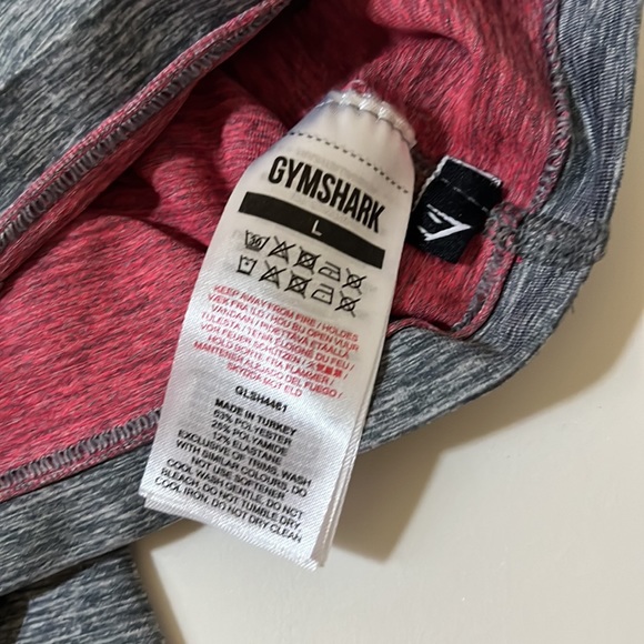 Hyper Amplify Shorts In Charcoal Marl & Coral - Picture 3 of 3